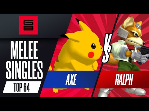 Axe vs Ralph - Top 64 Melee Singles - G8 | Pikachu vs Fox