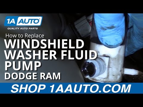 How to Replace Windshield Washer Fluid Pump 02-08 Dodge Ram