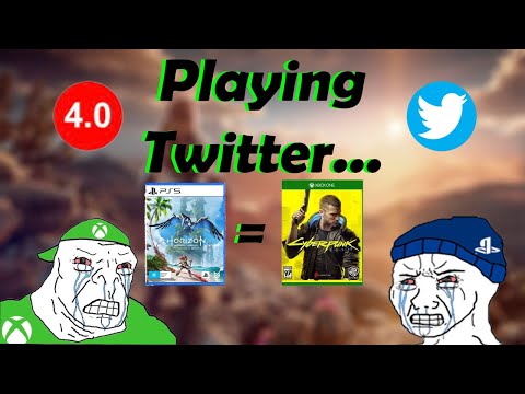 Playstation Fanboys Play Twitter Instead of Horizon Forbidden West...