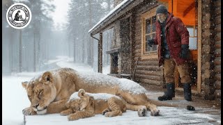 Animal Rescue: He Saved a Frozen Lion Mother and Her Cubs #108