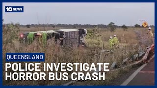 Horror Fatal Queensland Bus Crash Sparks Investigation | 10 News
