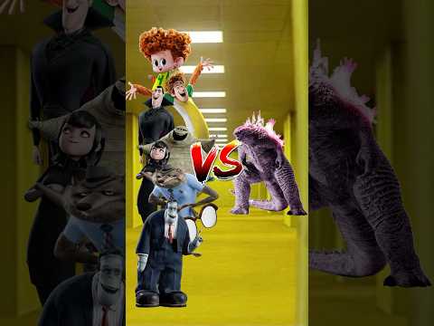 Hotel Transylvania VS Godzilla #shorts #hoteltransylvania #godzilla