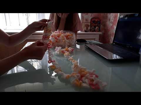 ВЛОГ СНУД для маленького ребёнка из пряжи alize puffy fine.