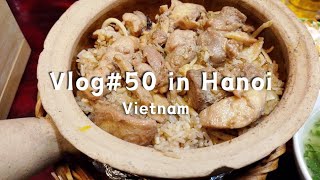 【Vietnam Vlog】初めて文廟へ。久しぶりに鶏肉の釜飯を食べ大満足のおひとり様の休日。