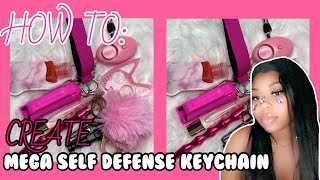 How to make a MEGA self defense keychain (MUST HAVES) *MY WEBSITE IN DESC.*
