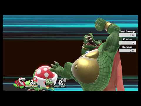 Piranha Plant Gets Final Smashed by King K. Rool