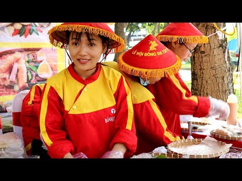 Vietnamese Fresh Spring Roll - Festival Street Food Vietnam 2018