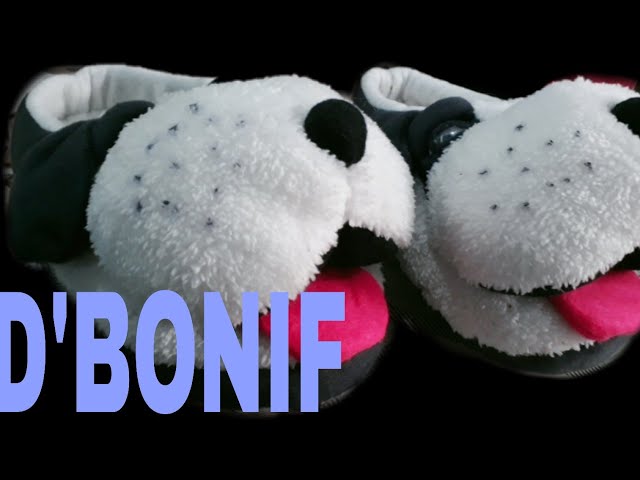 Vídeo relacionado con JBPPIOOUA Pantuflas con Besos y Lengua, Pantuflas Divertidas con diseño de Perro de Ojos Grandes en 3D, cómodas y Antideslizantes, Unisex para Adultos
