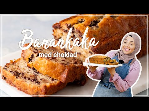 Saftig banankaka med choklad  | Lär dig baka med Camilla Hamid