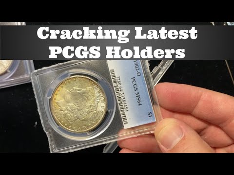 How to Crack Coins Out of Latest PCGS holders - Cracking Open Gen 6.0 PCGS Slabs
