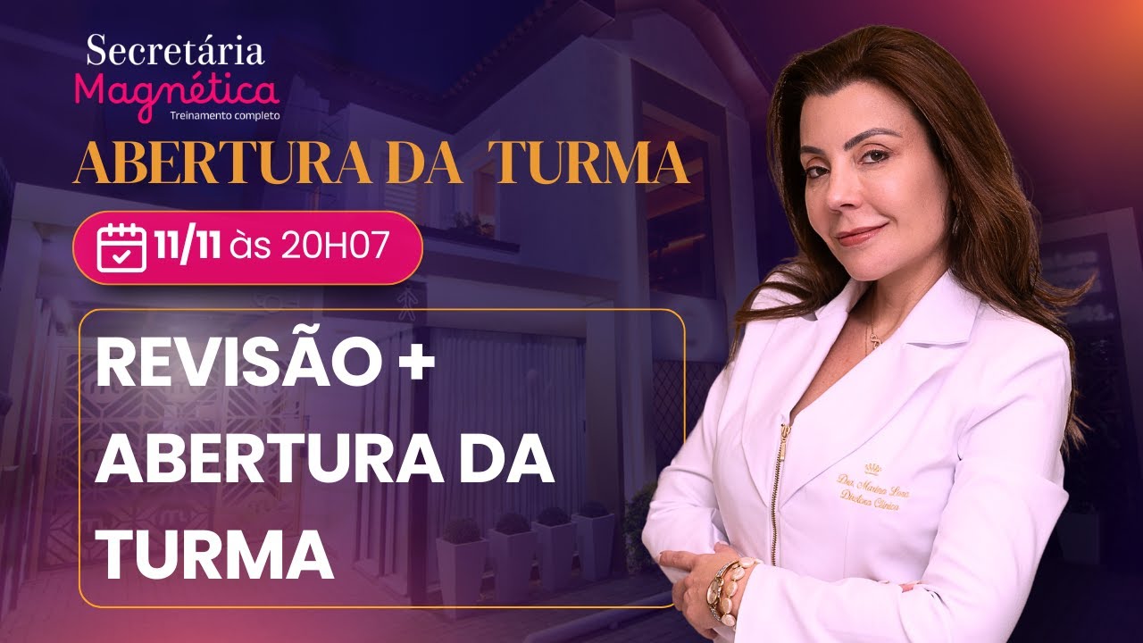 LIVE: Abertura da Tuma + Revisão (Secretária Magnética)