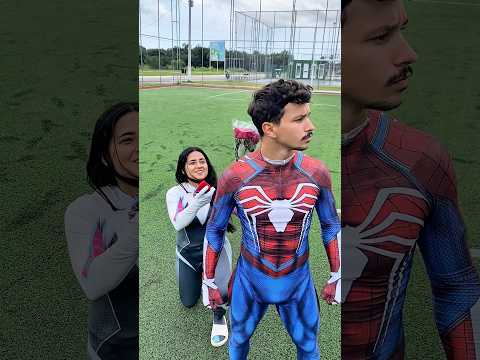 Fui pedir o homem-aranha em namoro… e atrapalhei TODA a missão! #shorts #homemaranha
