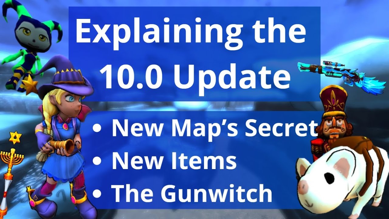 The 10.0 update explained ! The Gunwitch, Jester Guardian, New Wheels, New Weapons and Pets !