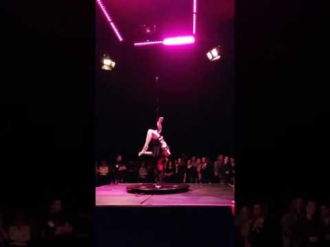 Ineke Pole dance at party