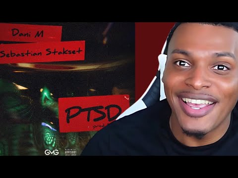 Duha Reacts to Dani M ft. Sebastian Stakset- PTSD | AMERICAN REACTS TO SWEDISH RAP MUSIC!