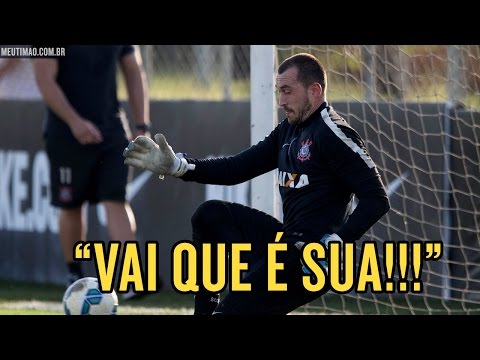 Que isso! Walter faz linda defesa em treino do Timão