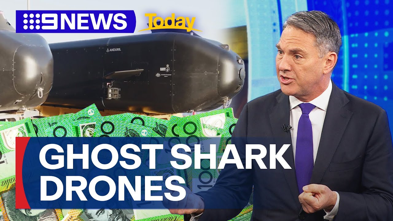 Australia to spend $1.7 billion on dozens of Ghost Shark Drones | 9 News Australia