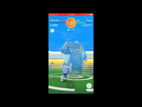 Regice (Frost Breath/Blizzard) Quad with only Machamp (No Boost)