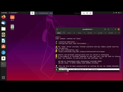 Install and test cri-o with minikube