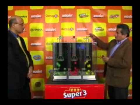Sorteo Super 3 - Martes 21 Septiembre del 2010
