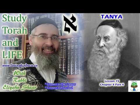 Lessons in Tanya - Lesson 15 - "Touching God" - Hugging the King - Chapter 4