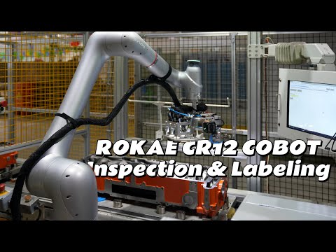 ROKAE CR12 Cobot: Revolutionize Precision with 99% Accuracy in Inspection & Labeling #robot
