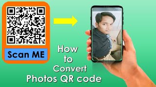 How to convert photos into QR code || how to make qr code of an image || #qrcode  @KashyapJugaad