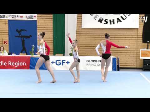 Acro Cup Albershausen 2013 Womens Group Balance Youth Germany - Anrdt, Liebelt, Schmalfuß