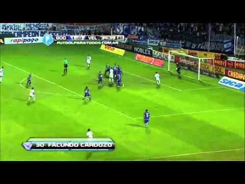 Gol de Facundo Cardozo relatado por Ecos Velezanos