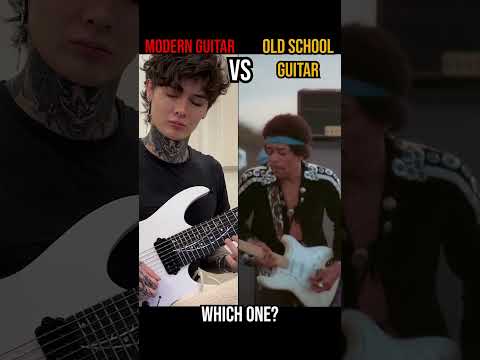 Modern Guitar Players vs Old-school Guitar Players? #jimihendrix #guitarsolo #rockandroll