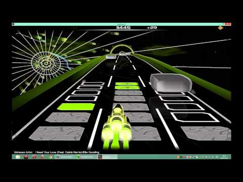 Audiosurf Calvin Harris feat. Ellie Goulding --I Need Your Love