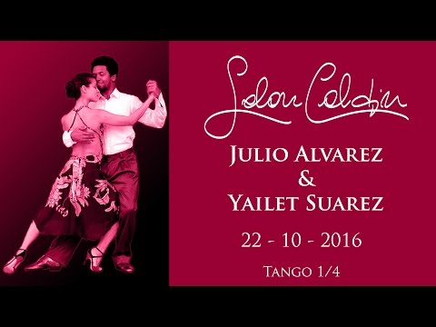 Julio Alvarez & Yailet Suarez at Salon Caldin - October 2016 - 1/4 tango