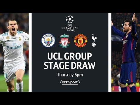 Champions League group stage draw in full (Liverpool, Man City, Man Utd, Spurs)