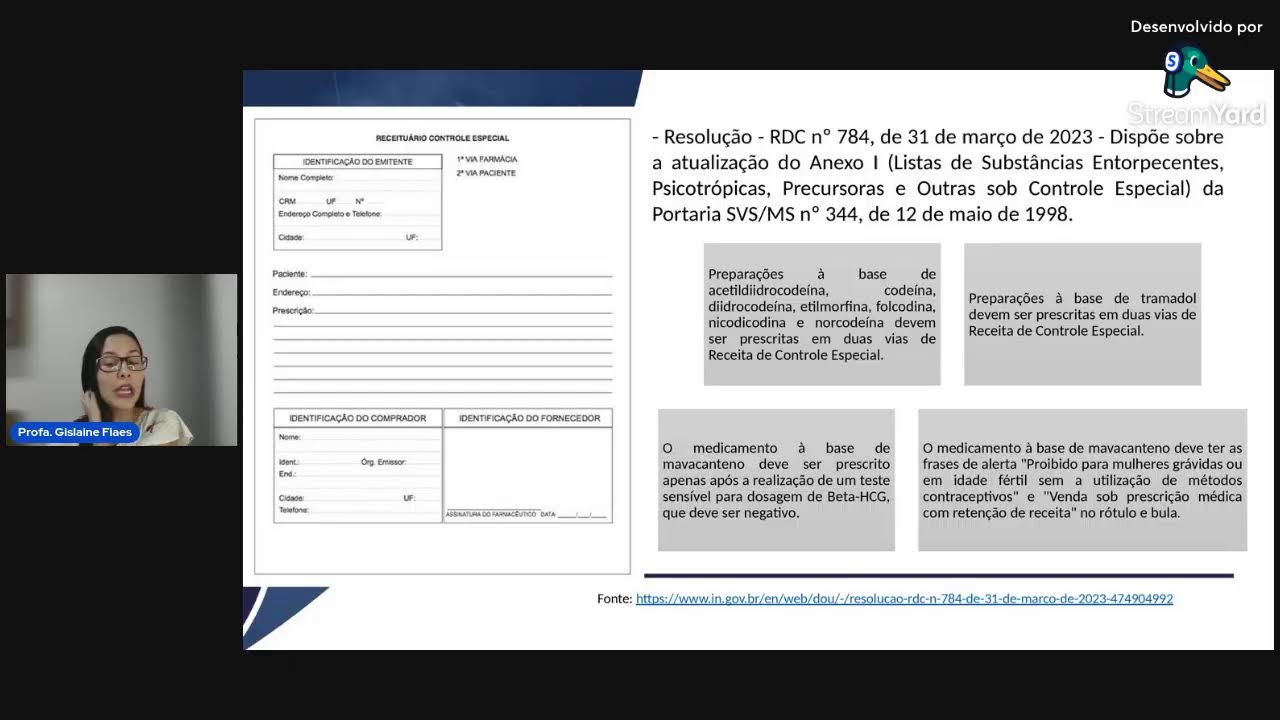 Estudo de Caso - Ética e Legislação Farmacêutica - PORTARIA 344/98