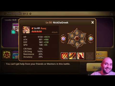 B12 Necro Guide And 100% Team (Low Rune requirements)
