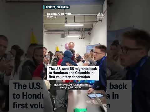 First voluntary deportation flights takes off from the U.S. with 68 migrants