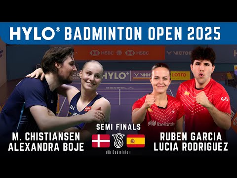 Mathias Christiansen Alexandra Boje vs Ruben Garcia Lucia Rodriguez | Hylo Open 2025 - SF