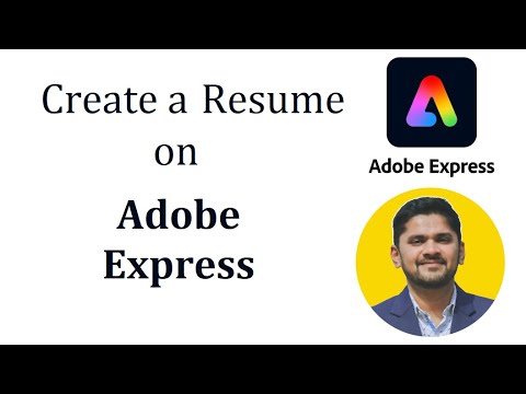 How to create a Resume in Adobe Express | Adobe Express Tutorial | Amit Thinks