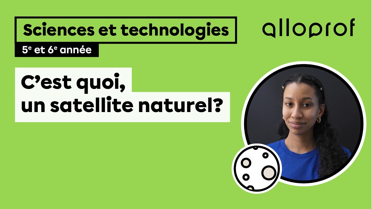 C’est quoi, un satellite naturel?