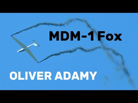 OLIVER ADAMY |  MDM-1 Fox GLIDER AEROBATICS | 4K | Airshow Břeclav 2025