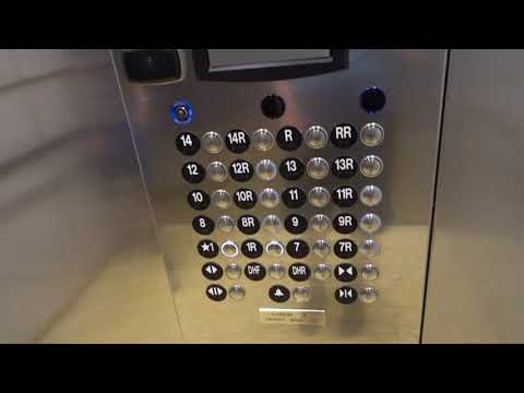 Very Nice Thyssenkrupp Synergy MRL Traction Elevators at the Graduate Hotel, Tucson, AZ with LR1977