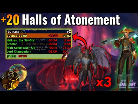 BM Can Survive 3 Reavers Pull?! | +20 Halls of Atonement BM Monk PoV!