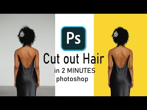 cut out hair 2 MINUTES IN PHOTOSHOP TUTORIAL