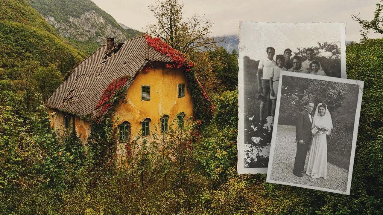 CABANA ABANDONADA nos Alpes Suíços ~ Fuga de uma Família Belga na 2ª GUERRA