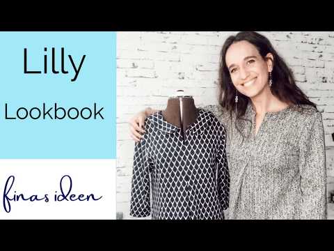 Lookbook Lilly: Kleid oder Shirt mit Kellerfalte nähen