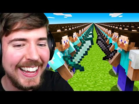 ¡Guerra de 1000 VS 1000 jugadores!