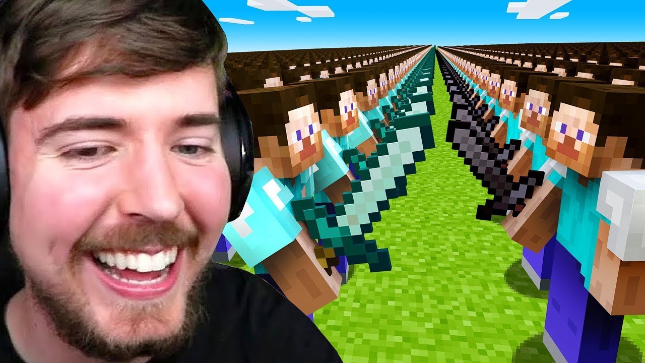 ¡Guerra de 1000 VS 1000 jugadores!