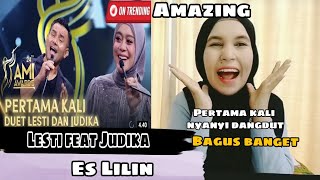 Download lagu KEREN DUET PERTAMA KALI LESTI DAN JUDIKA 'ES LILIN' DI AMI AWARD 2021 | Reaction mp3