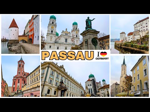 the city of three rivers PASSAU - tour through the historic old town - all sights