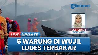 Lupa Matikan Kompor saat Memasak, 5 Warung di Wujil Semarang Ludes Terbakar Ludes Dilalap Api